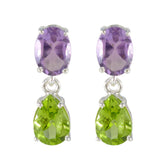 Multi-American-Rileya-multiple-Stud-multicolor-925-Sterling-Silver-Earring