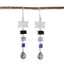 Multi-Japanese-Yasmine-Penta-Dangle-multicolor-Sterling-Silver-Earring