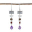 Multi-Middle-Eastern-Aiko-Penta-Dangle-multicolor-925-Sterling-Silver-Earring