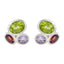 Multi-Moroccan-Victoria-multiple-Stud-multicolor-925-Silver-Earring