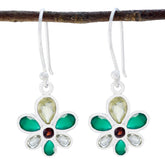 Multi-Middle-Eastern-Ayaka-multiple-Dangle-multicolor-925-Silver-Earring