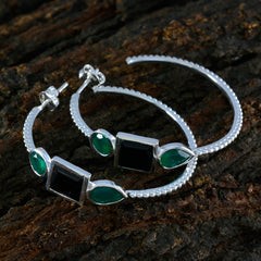 Multi-French-Victoria-Trilogy-Stud-multicolor-925-Sterling-Silver-Earring