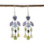 Multi-Russian-Wen-multiple-Dangle-multicolor-925-Sterling-Silver-Earring