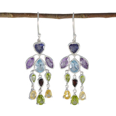 Multi-Russian-Wen-multiple-Dangle-multicolor-925-Sterling-Silver-Earring
