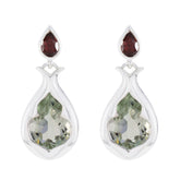 Multi-Spanish-Grace-Toi-et-Moi-Stud-multicolor-92.5-Silver-Earring