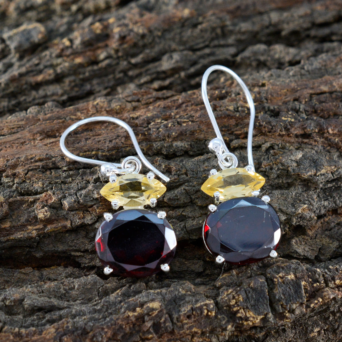 Multi-American-Mei-multiple-Dangle-multicolor-Sterling-Silver-Earring