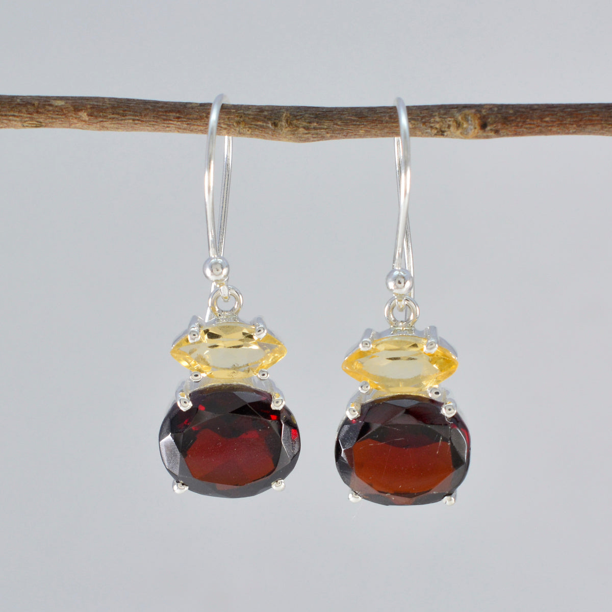 Multi-American-Mei-multiple-Dangle-multicolor-Sterling-Silver-Earring