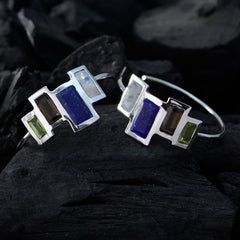 Multi-Korean-Clara-multiple-Stud-multicolor-925-Silver-Earring