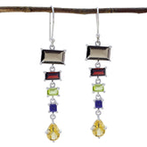 Multi-Korean-Jiwoo-multiple-Dangle-multicolor-Sterling-Silver-Earring