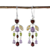 Multi-Moroccan-Xiu-multiple-Dangle-multicolor-Silver-Earring