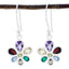 Multi-Italian-Mei-multiple-Dangle-multicolor-92.5-Silver-Earring