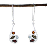 Multi-Spanish-Agnes-quarter-Dangle-multicolor-925-Silver-Earring