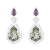 Multi-Latin-American-Greta-Toi-et-Moi-Stud-multicolor-925-Sterling-Silver-Earring