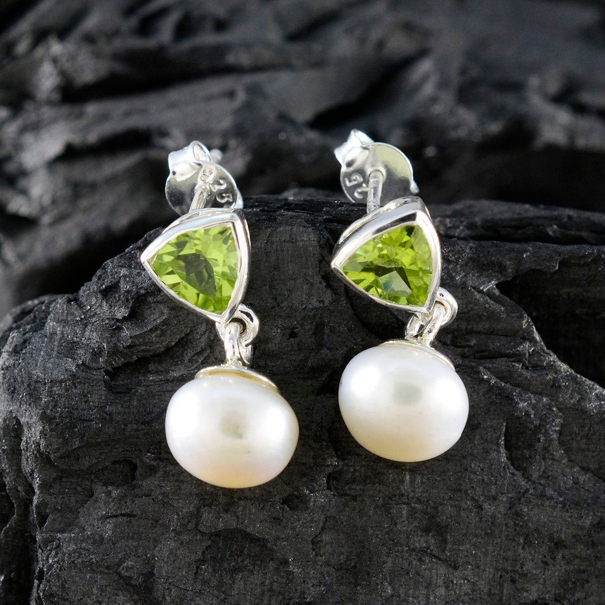 Multi-American-Aiko-multiple-Stud-multicolor-Silver-Earring