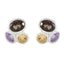 Multi-Spanish-Dayana-Trilogy-Stud-multicolor-925-Sterling-Silver-Earring