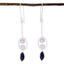 Multi-American-Evelyn-multiple-Dangle-multicolor-925-Sterling-Silver-Earring