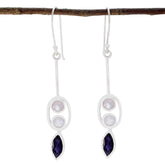 Multi-American-Evelyn-multiple-Dangle-multicolor-925-Sterling-Silver-Earring