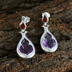 Multi-German-Hannah-Toi-et-Moi-Stud-multicolor-Sterling-Silver-Earring