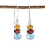 Multi-American-Aiko-multiple-Dangle-multicolor-925-Silver-Earring