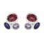 Multi-Spanish-Antonia-multiple-Stud-multicolor-925-Silver-Earring