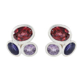 Multi-Spanish-Antonia-multiple-Stud-multicolor-925-Silver-Earring