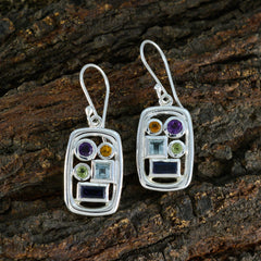Multi-Italian-Isadora-Penta-Dangle-multicolor-925-Silver-Earring