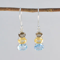 Multi-Korean-Ayaka-multiple-Dangle-multicolor-92.5-Silver-Earring