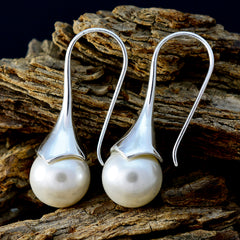 Pearl-Moroccan-Cecilia-Solitaire-Dangle-White-92.5-Silver-Earring
