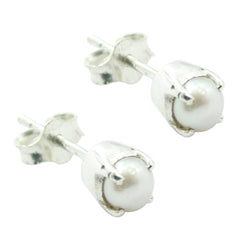 Pearl-Egyptian-Clara-Solitaire-Stud-White-92.5-Silver-Earring