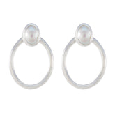 Pearl-Russian-Scarlett-Solitaire-Stud-White-92.5-Silver-Earring