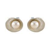 Pearl-American-Amanda-Solitaire-Stud-White-925-Sterling-Silver-Earring
