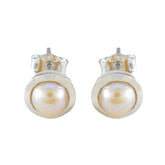 Pearl-American-Micaela-Solitaire-Stud-White-Sterling-Silver-Earring