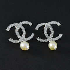 Pearl-Korean-Daniela-multiple-Stud-White-Sterling-Silver-Earring