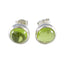Peridot-American-María-Solitaire-Stud-Green-92.5-Silver-Earring