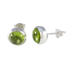 Peridot-American-María-Solitaire-Stud-Green-92.5-Silver-Earring