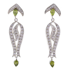 Peridot-Indian-Angel-Multiple-Ohrstecker-Grün-92,5-Silber-Ohrring
