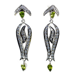 Peridot-Indian-Angel-Multiple-Ohrstecker-Grün-92,5-Silber-Ohrring