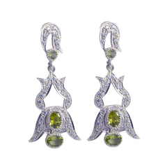 Peridot-Indian-Riya-multiple-Stud-Green-92.5-Silver-Earring