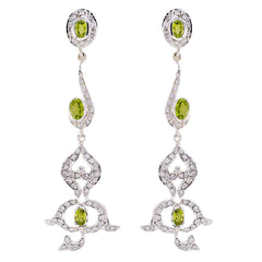 Peridot-Indian-Araya-multiple-Stud-Green-Sterling-Silver-Earring