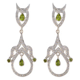 Peridot-Indian-Lakshmi-multiple-Stud-Green-925-Silver-Earring