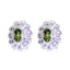 Peridot-Russian-Laura-multiple-Stud-Green-925-Sterling-Silver-Earring