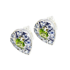 Peridot-Moroccan-Lorena-multiple-Stud-Green-Silver-Earring
