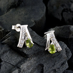 Peridot-American-Lucia-multiple-Stud-Green-Sterling-Silver-Earring