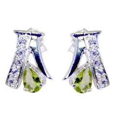 Peridot-American-Lucia-multiple-Stud-Green-Sterling-Silver-Earring