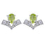 Peridot-Spanish-Constanza-multiple-Stud-Green-Silver-Earring
