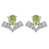 Peridot-Spanish-Constanza-multiple-Stud-Green-Silver-Earring