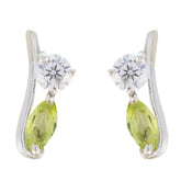 Peridot-Middle-Eastern-Milagros-multiple-Stud-Green-925-Sterling-Silver-Earring