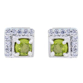 Peridot-Russian-Florencia-multiple-Stud-Green-92.5-Silver-Earring