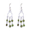 Peridot-Mexican-Lily-multiple-Dangle-Green-925-Silver-Earring