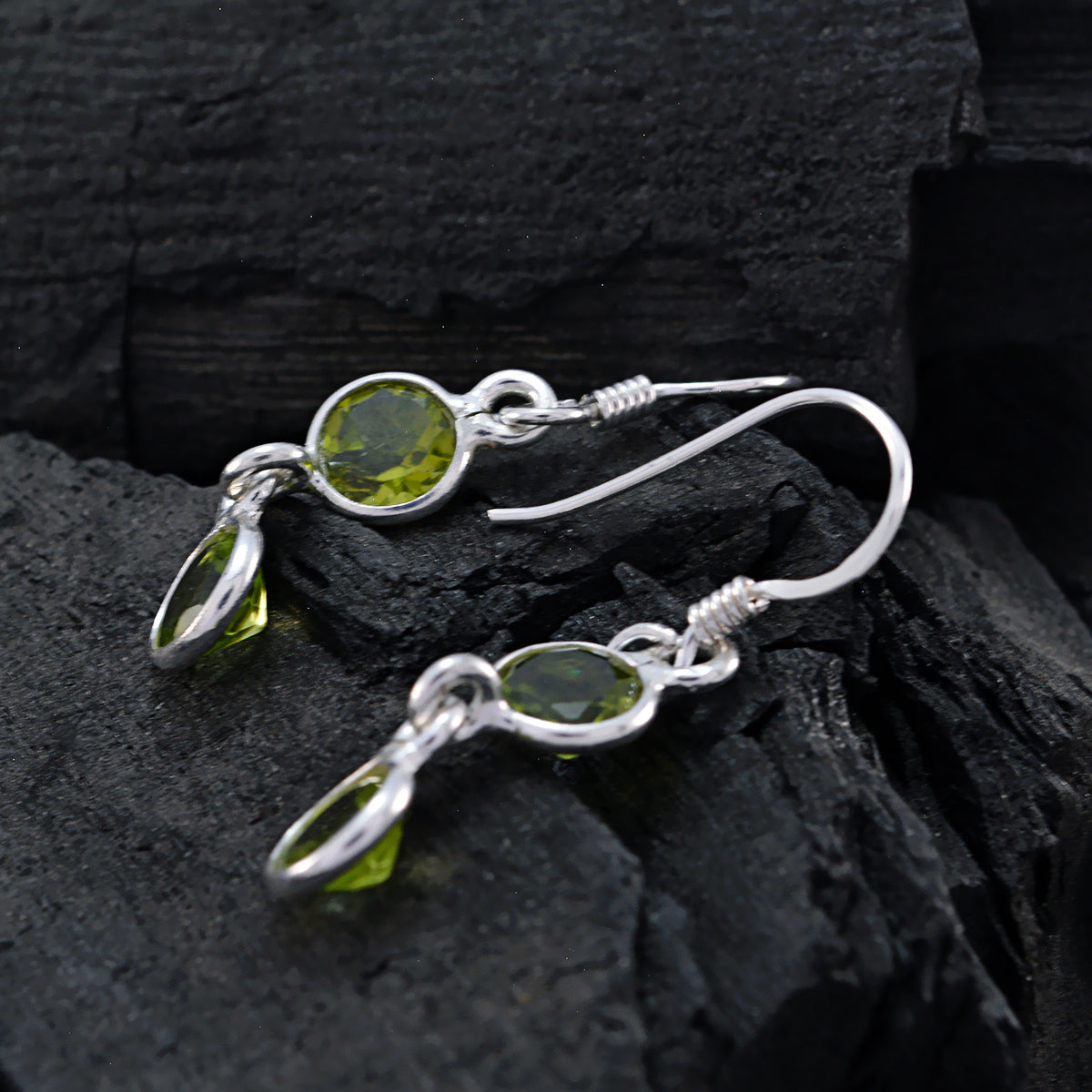 Peridot-Mexican-Natalia-multiple-Dangle-Green-925-Silver-Earring